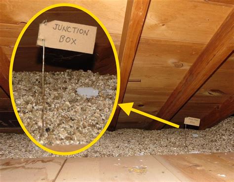 attic insulation near electrial junction boxes|attic junction box insulation requirements.